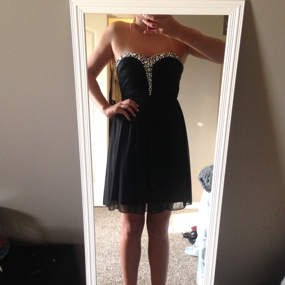 Black homecoming dress