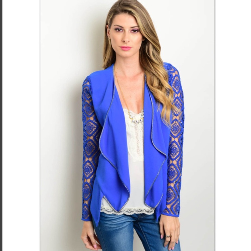 Royal blue blazer