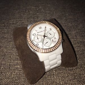 Michael Kors White Ceramic Watch