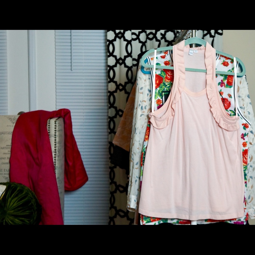 Go International Tamk with Ruffle Detail