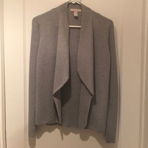 Banana Republic Drape Front grey open cardigan Banana Republic Drape Front grey open cardigan