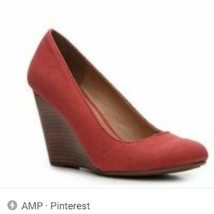 Suede wedges Suede wedges