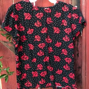 Rose & Polka Dot Shirt Rose & Polka Dot Shirt