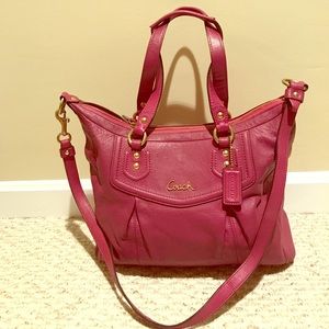 Coach (Hot Pink) Beautiful Leather Purse