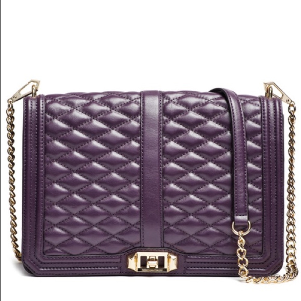 Rebecca Minkoff Aubergine Love Jumbo Bag