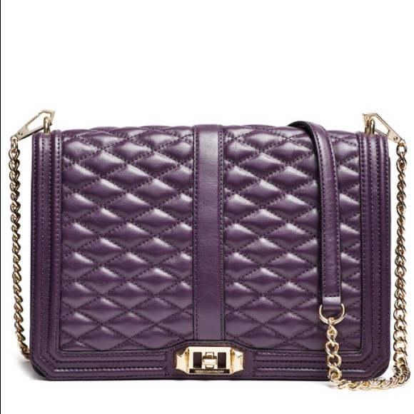 Rebecca Minkoff Handbags - Rebecca Minkoff Aubergine Love Jumbo Bag