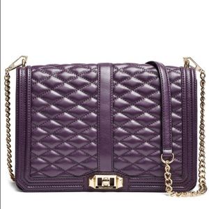 Rebecca Minkoff Aubergine Love Jumbo Bag Rebecca Minkoff Aubergine Love Jumbo Bag