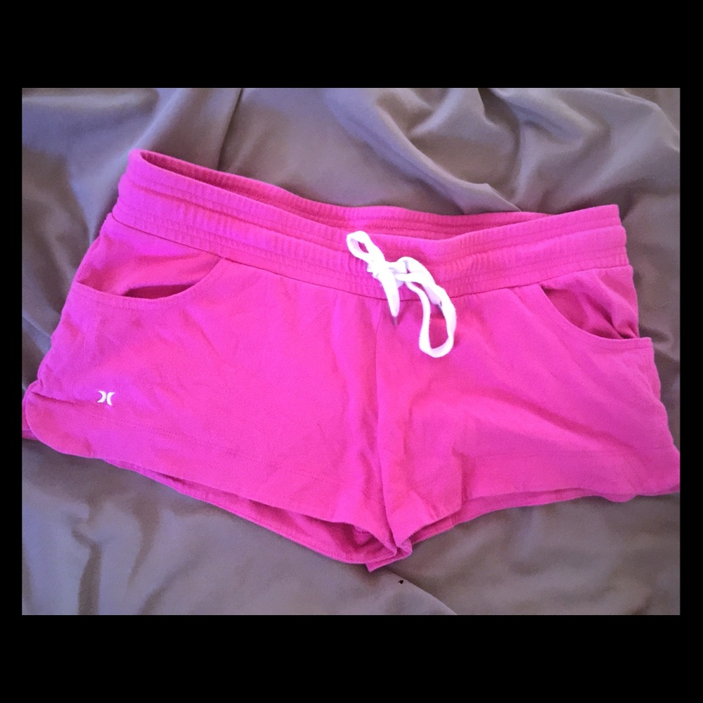 Hot Pink Hurley Shorts