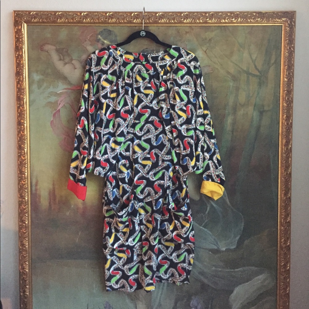 Vintage 1960's KARL LAGERFELD long-sleeve dress