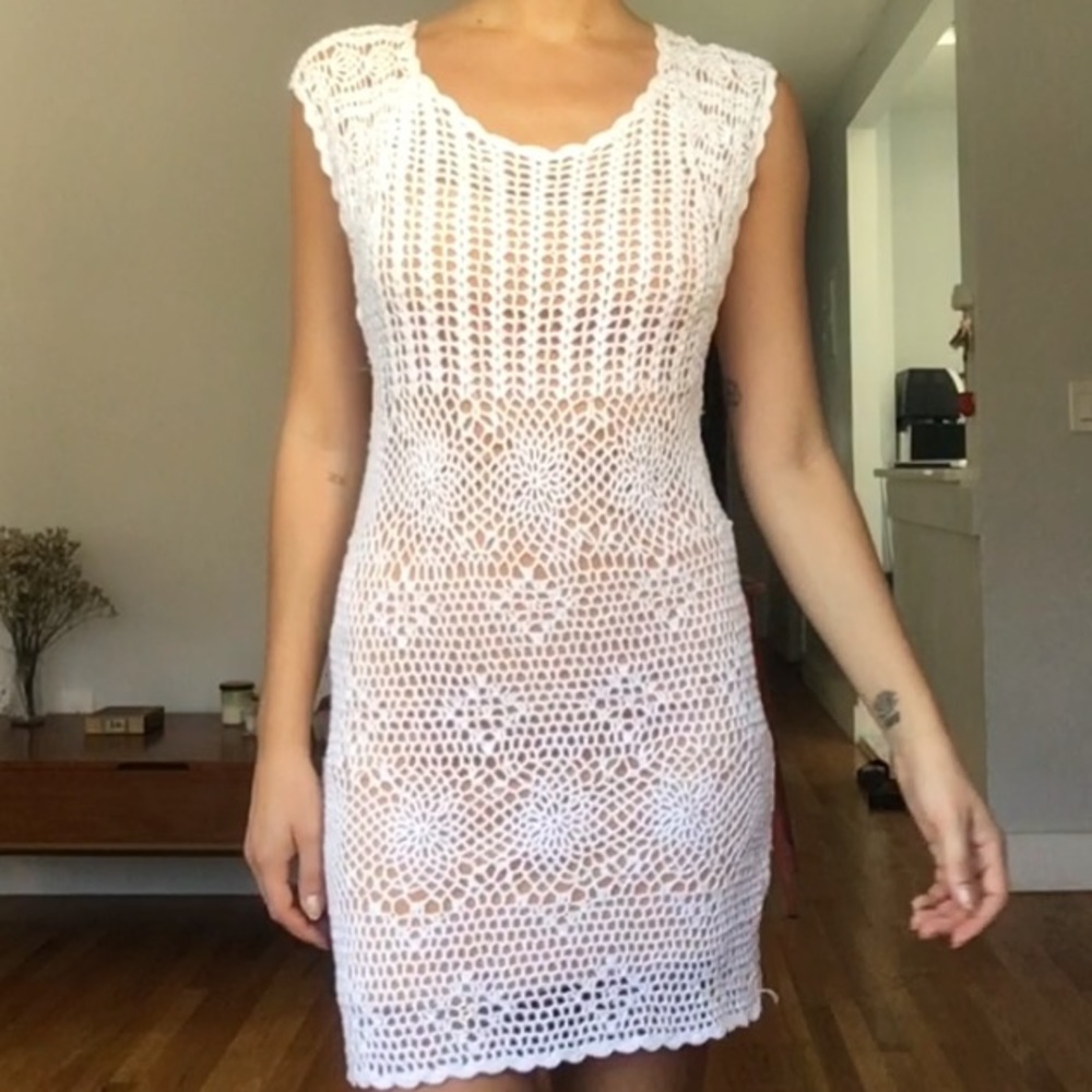 Crochet Mini Dress