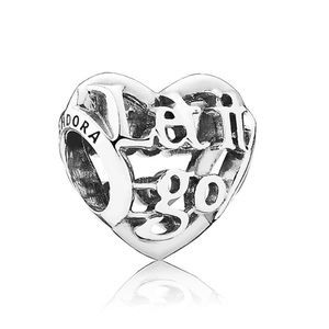 Pandora Disney Let it go silver charm Pandora Disney Let it go silver charm
