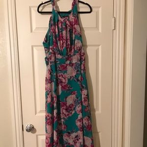 Multi Colored Summer Floral Dress