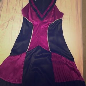 Black and purple bebe dress Black and purple bebe dress