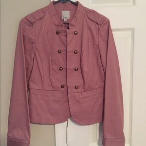 Halogen Sz M Mauve Pink Military Jacket