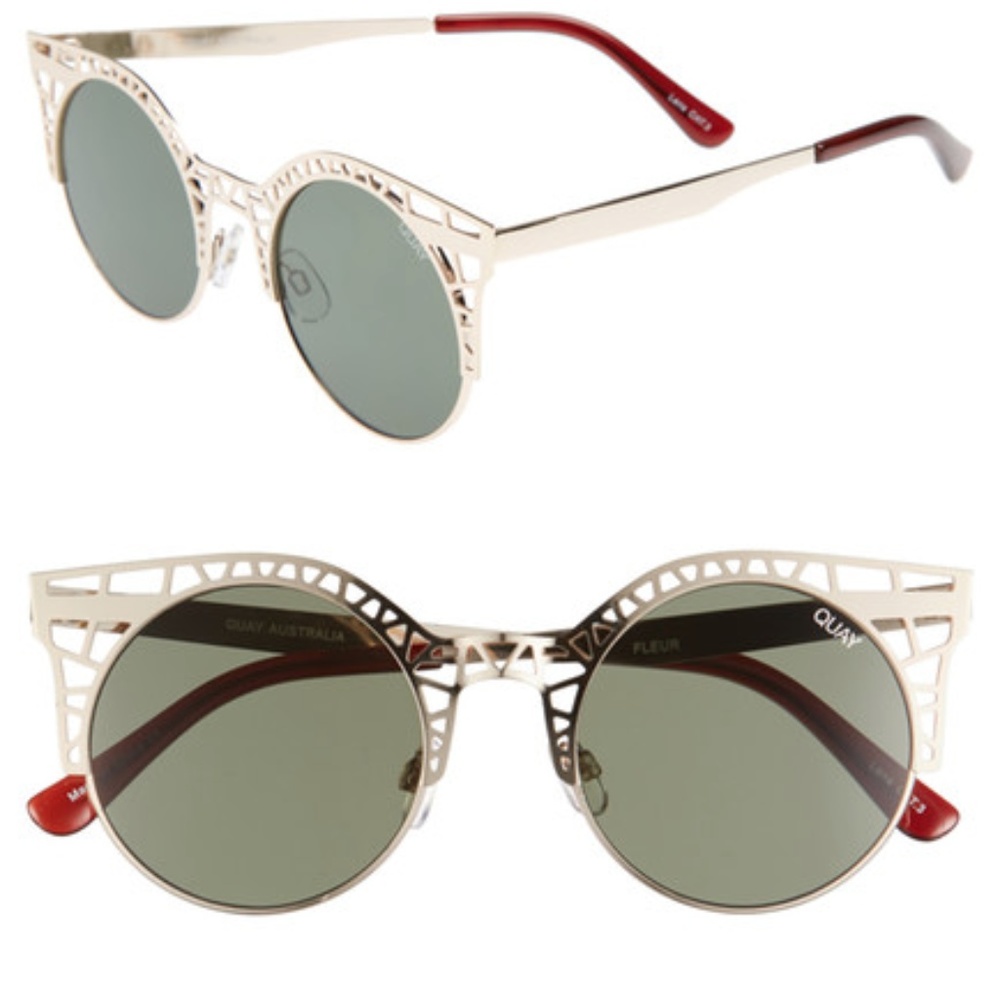 quay // laser-cut cat eye sunnies - Picture 3 of 3