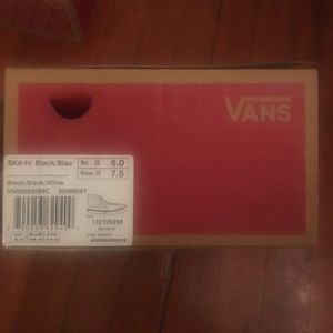 SK8-Hi Black & White Vans