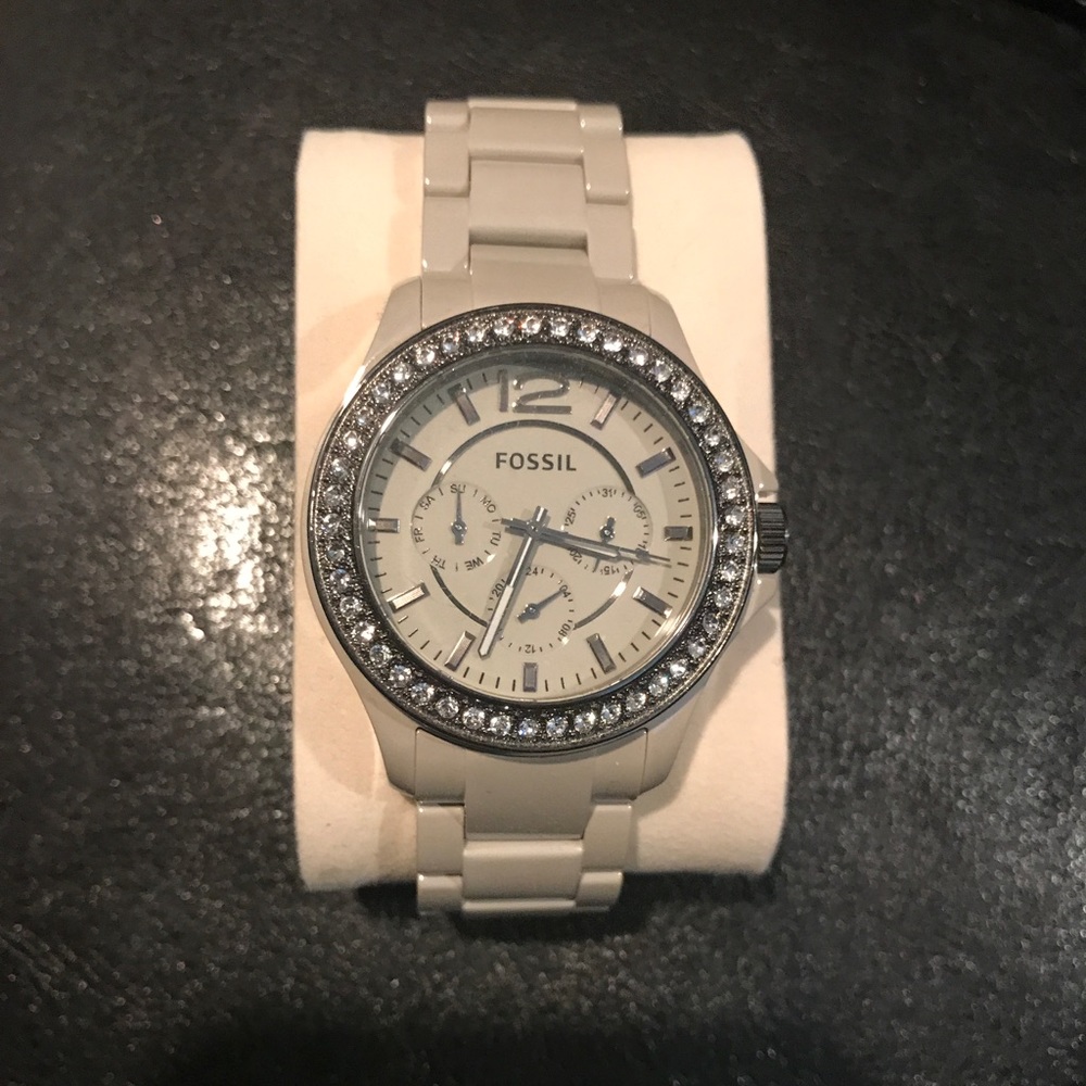 Tan Fossil Watch