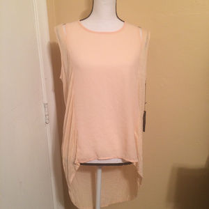 BCBGMAXAZRIA Tank Hi Lo Blouse Shirt Pastel Tunic BCBGMAXAZRIA Tank Hi Lo Blouse Shirt Pastel Tunic