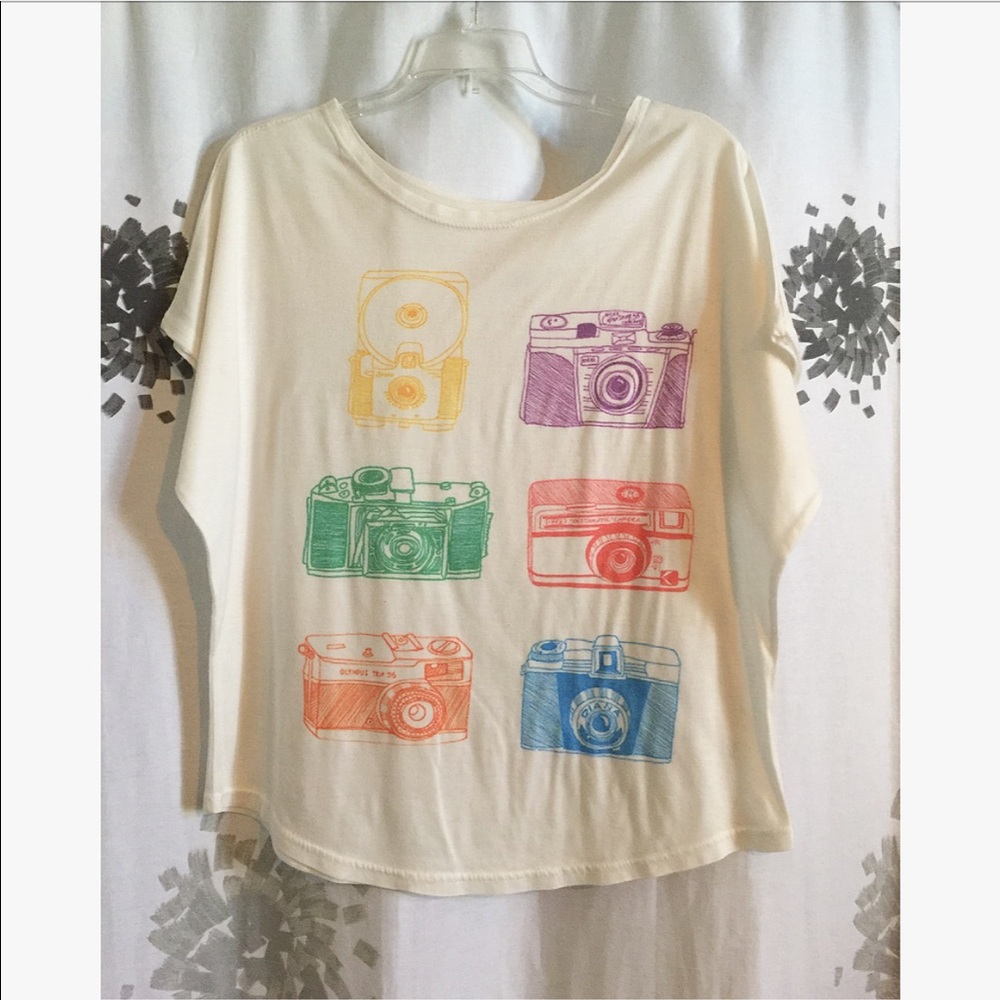 Camera Print Tee
