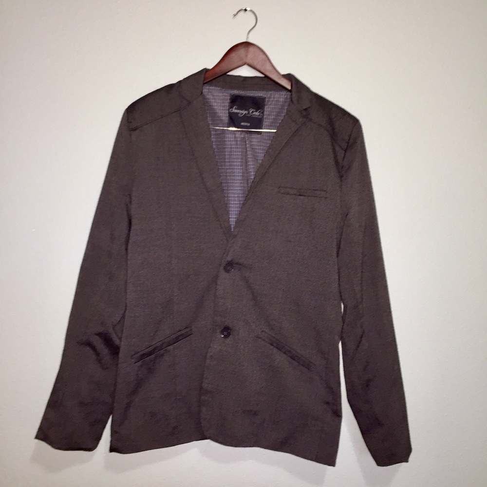 Sovereign Code gray blazer Medium