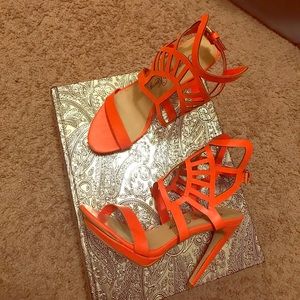 🦊CLEARANCE!! Sexy Orange Sandals 🦊