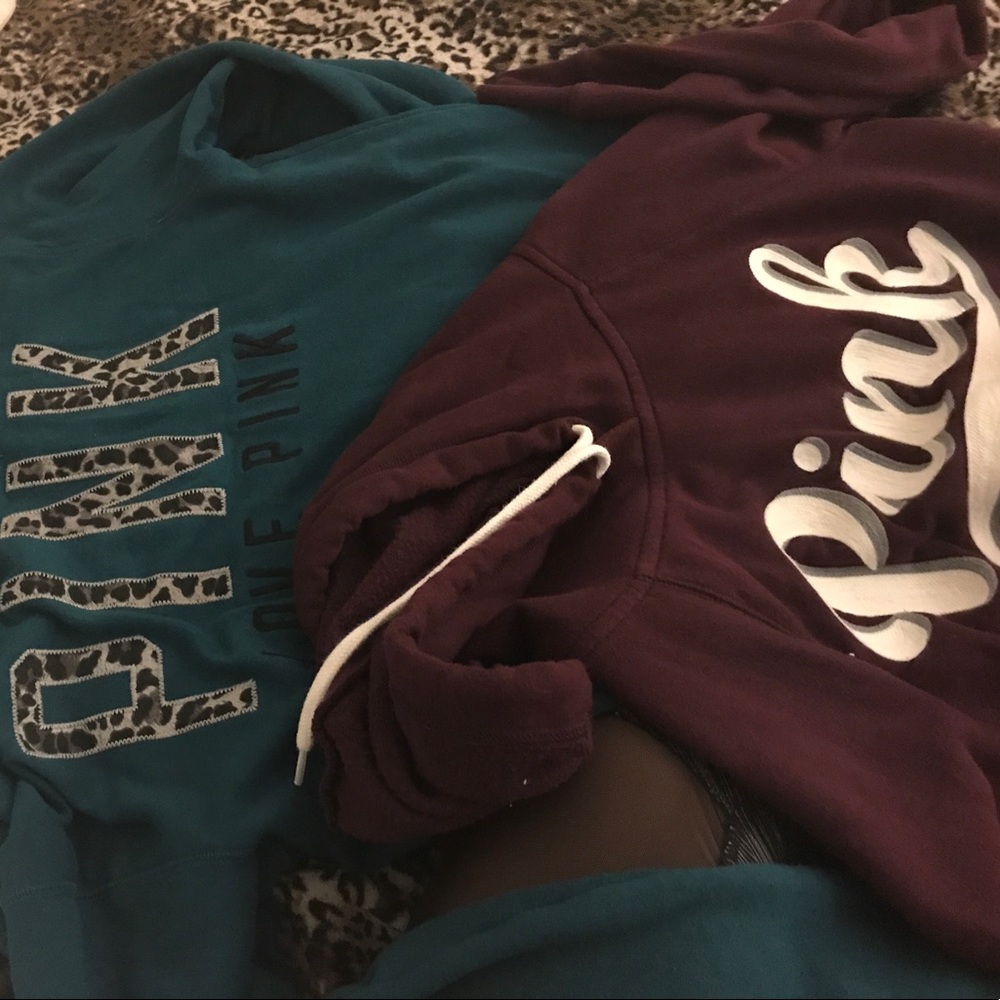 Victoria's Secret pink hoodie bundle