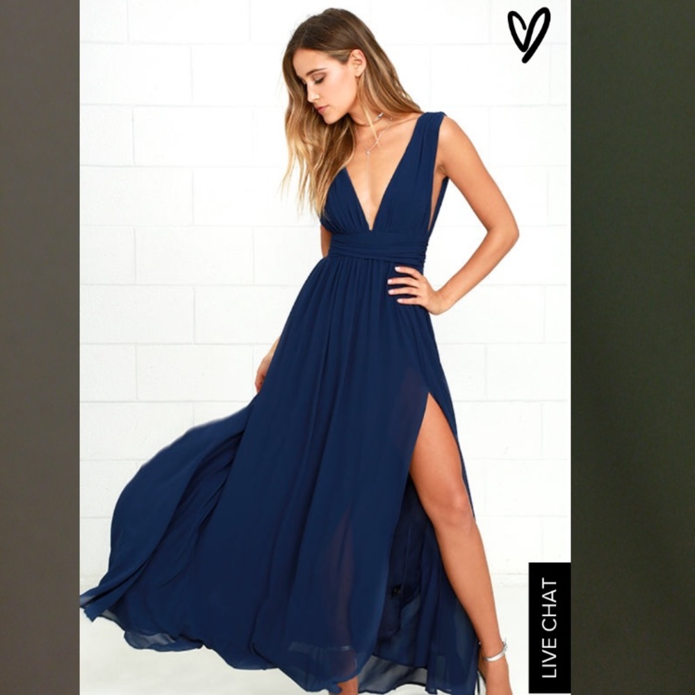 Navy Blue gown