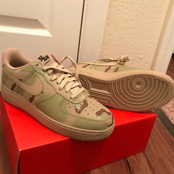 Nike Air Force One Reflective Camo Tan - Picture 2 of 2