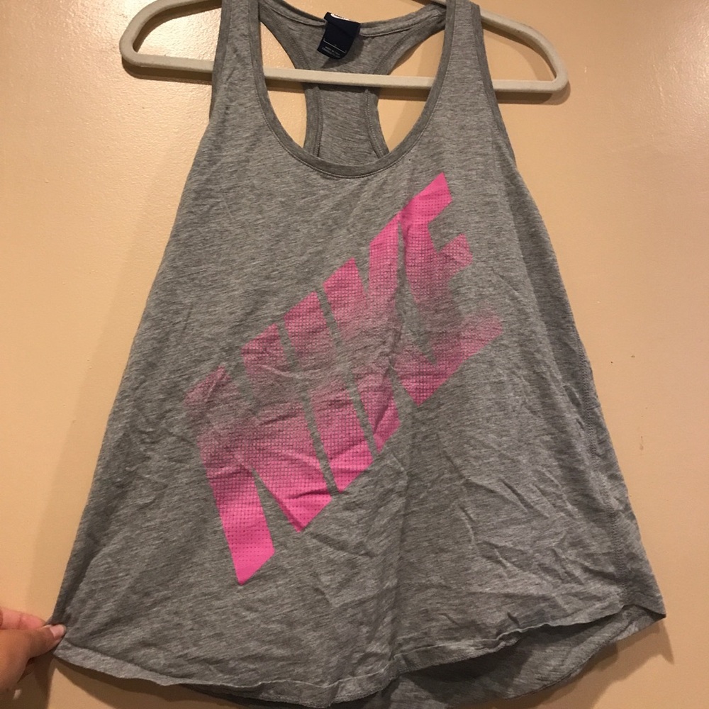 Nike Grey Tank Top Size Large
