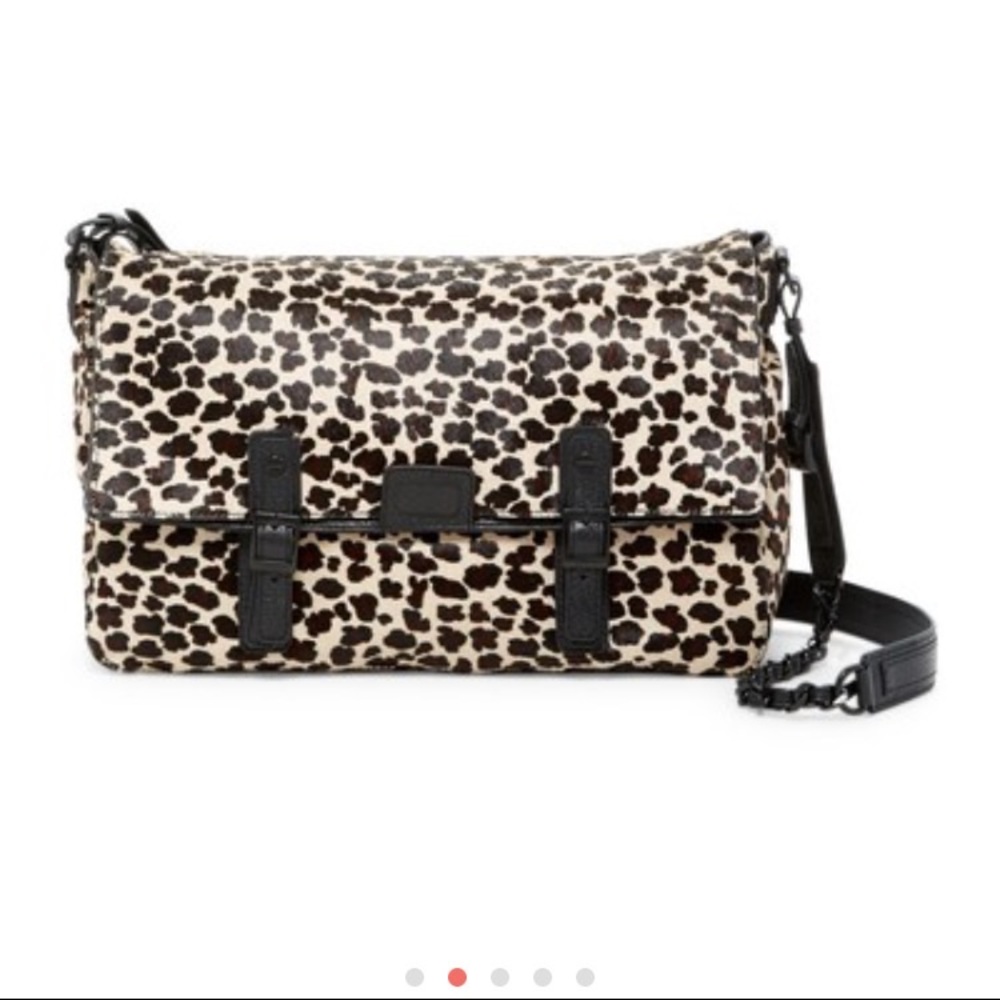 Alice+Olivia leopard satchel