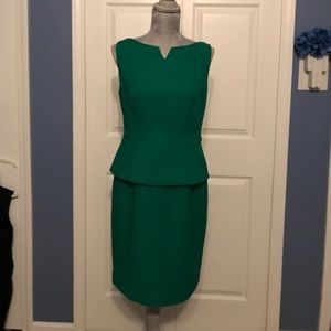 emerald green poplin dress!