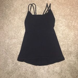 Black lululemon workout top