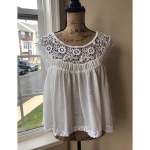 Free People Lace Top