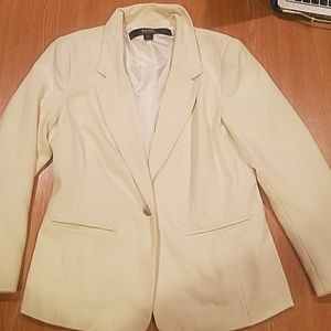 Kenzie Off White Single Button Blazer Kenzie Off White Single Button Blazer