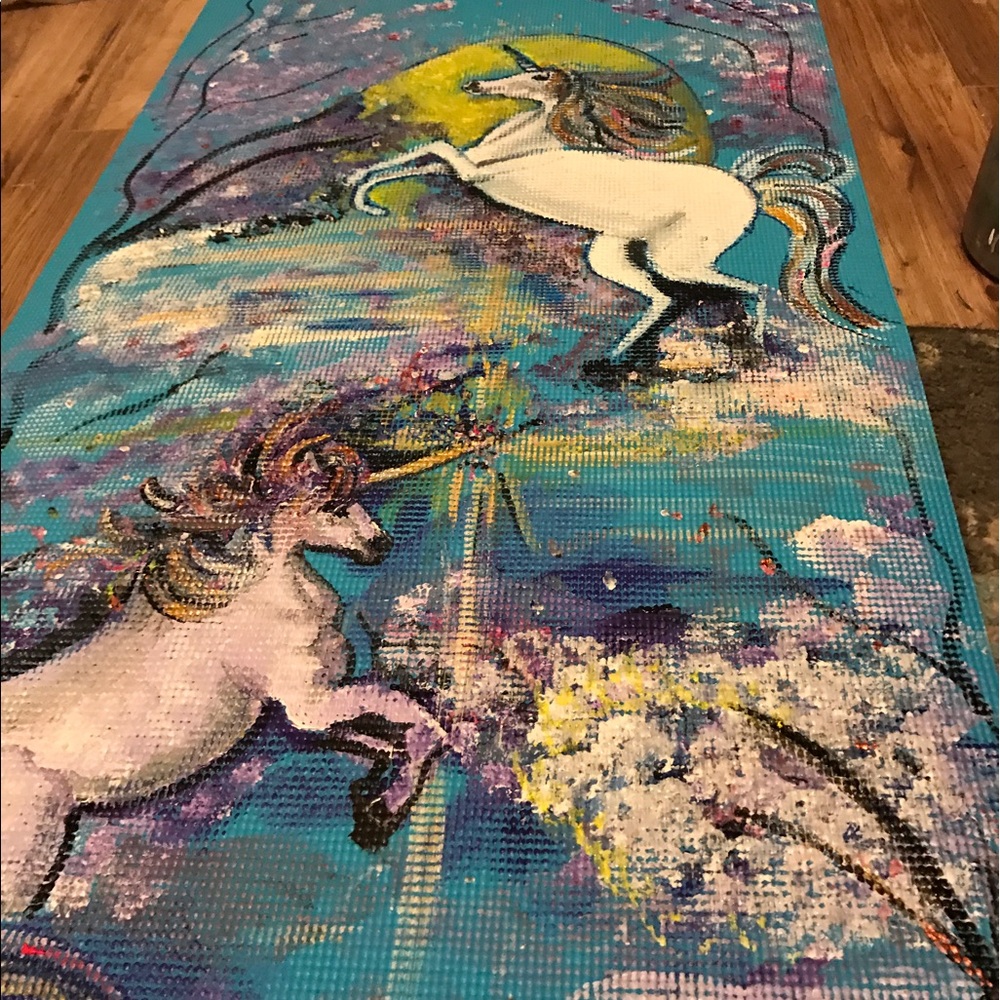 Hand painted Yoga mats