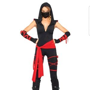 Womens Deadly ninja Halloween costume brand new