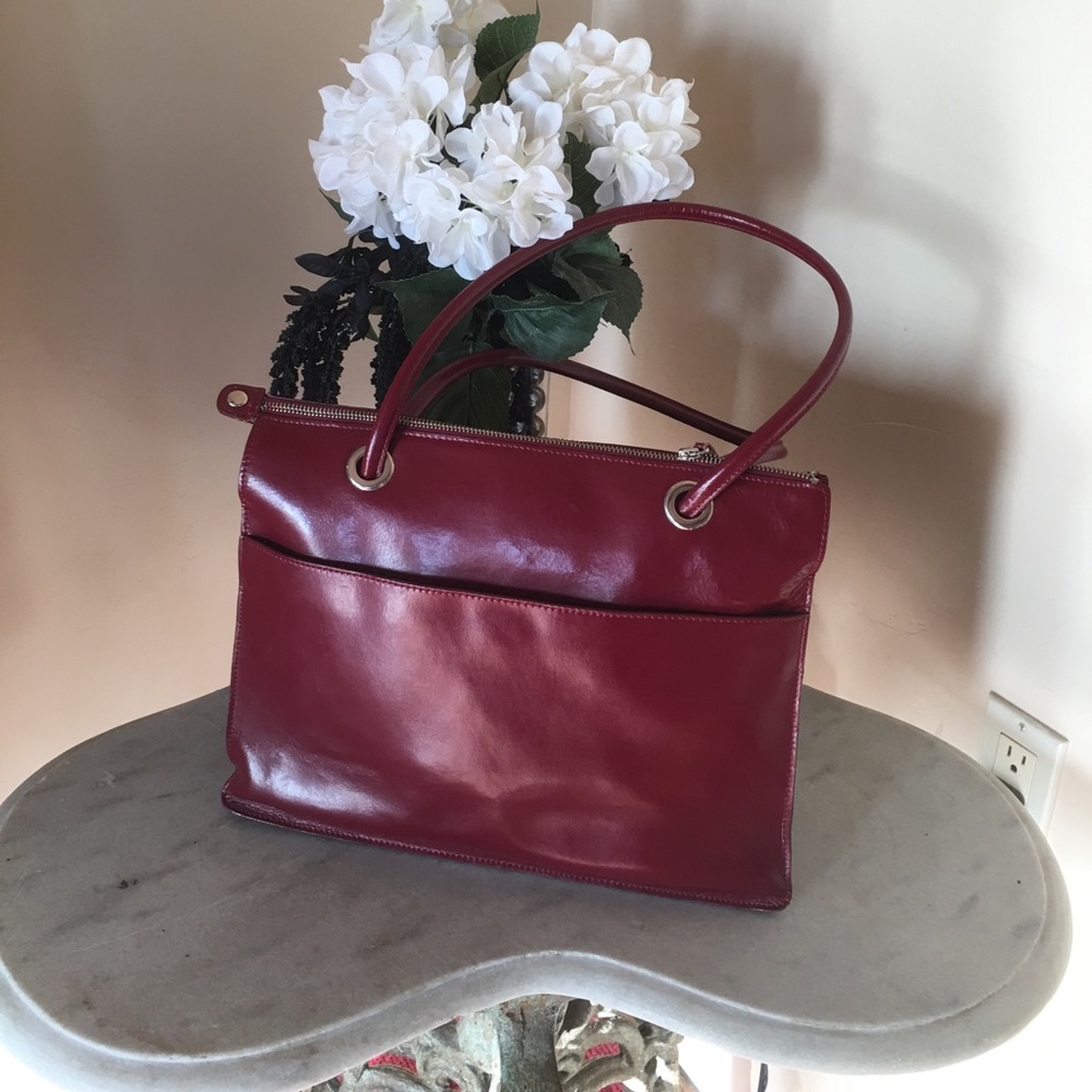 Franklin Covey Leather Shoulder Bag