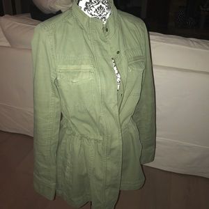 Army green light jacket