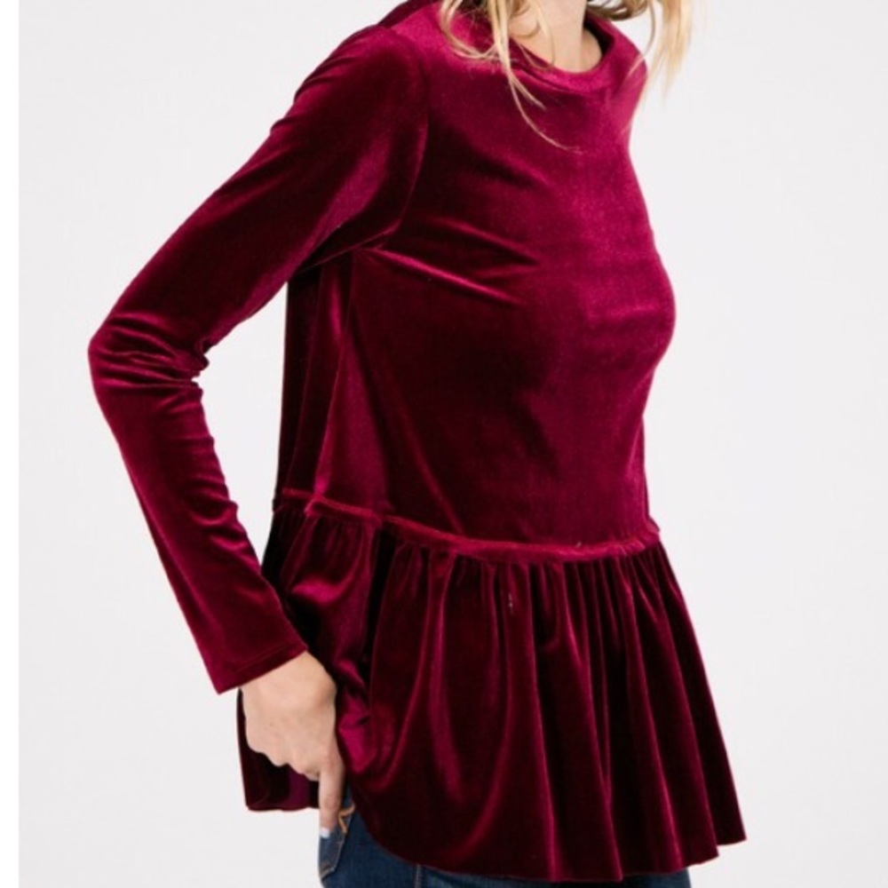 The Velvet Peplum - Picture 2 of 4