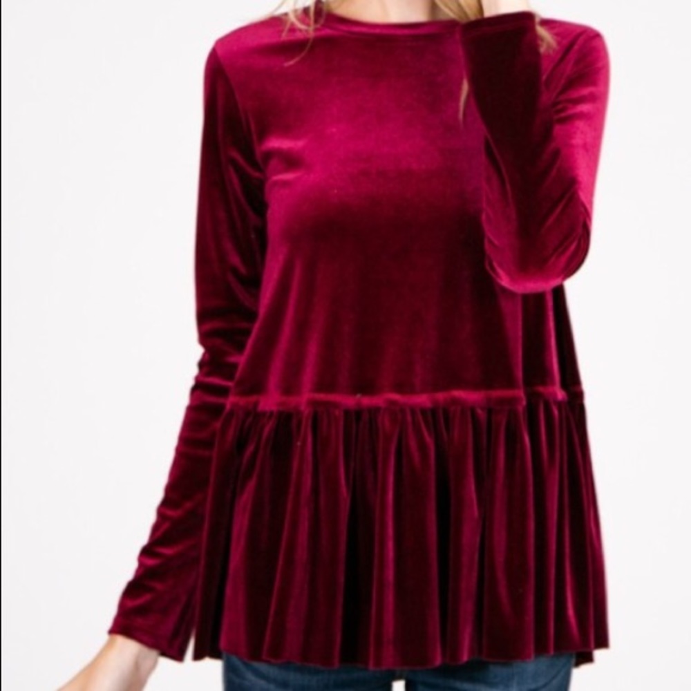 The Velvet Peplum - Picture 4 of 4