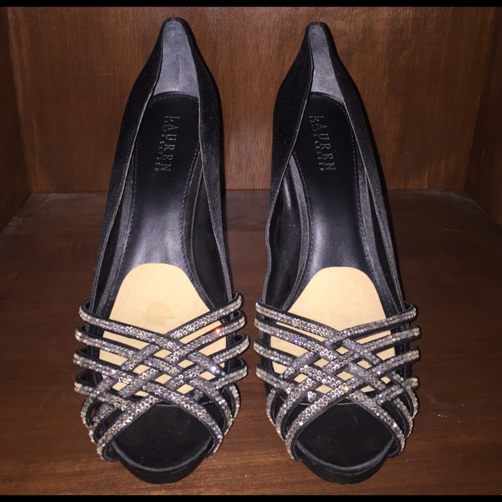 Ralph Lauren diamond design heels