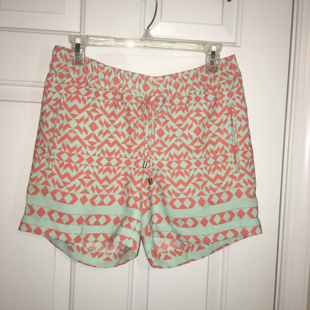 High waisted Limited silk shorts