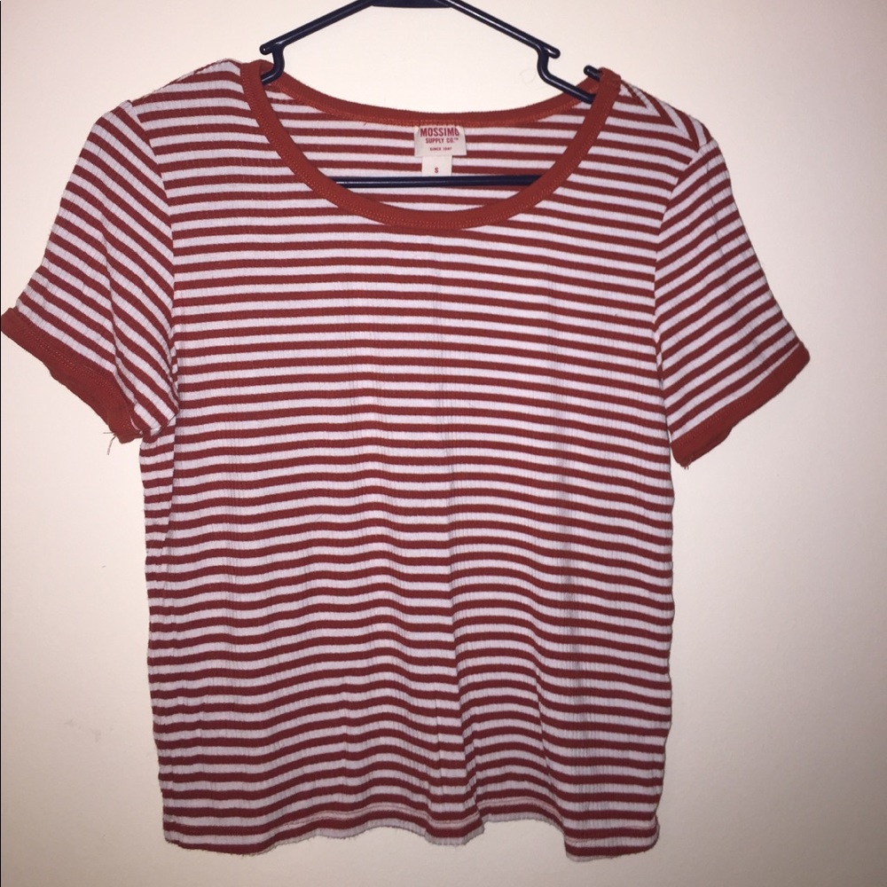 Missimo red & white striped t-shirt