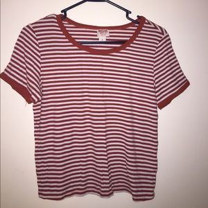 Missimo red & white striped t-shirt