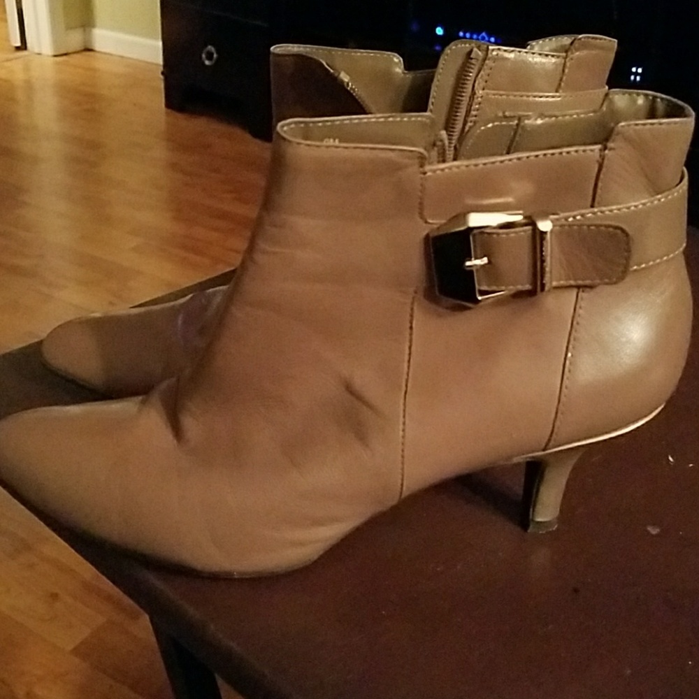 Tan shoes