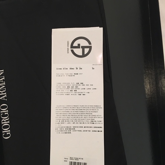 Giorgio Armani black leather healed boots - Picture 4 of 8