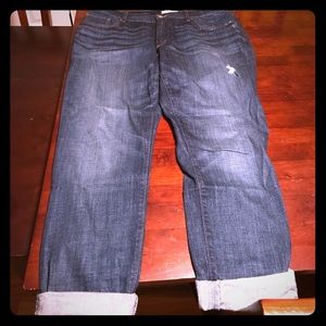 Loft distressed boyfriend jeans