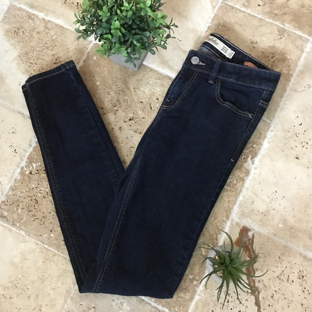 Zara Dark Denim Slim Jeans