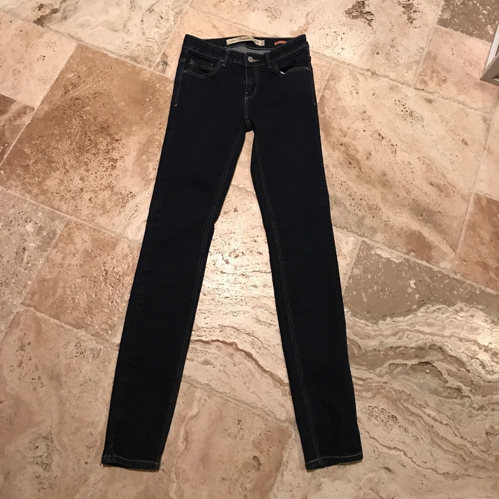 Zara Dark Denim Slim Jeans - Picture 5 of 7