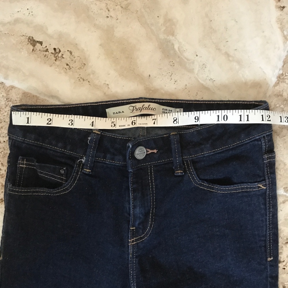 Zara Dark Denim Slim Jeans - Picture 6 of 7